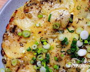 Картофельно-кабачковая запеканка с сыром