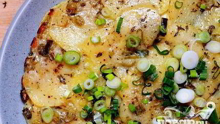 Картофельно-кабачковая запеканка с сыром