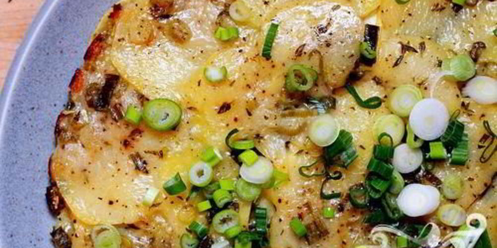 Рецепт картофельно-кабачковая запеканка с сыром