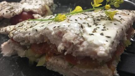 Легкая куриная запеканка