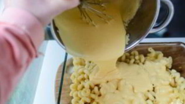 макаронная запеканка с сыром