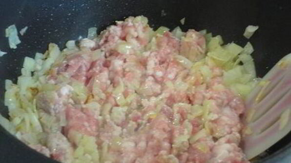 мясная запеканка с тортильони