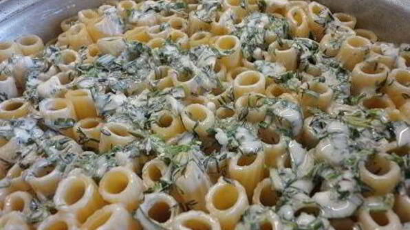 мясная запеканка с тортильони