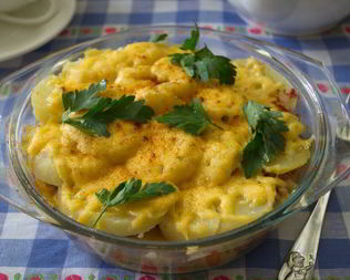 Мясная запеканка в микроволновке