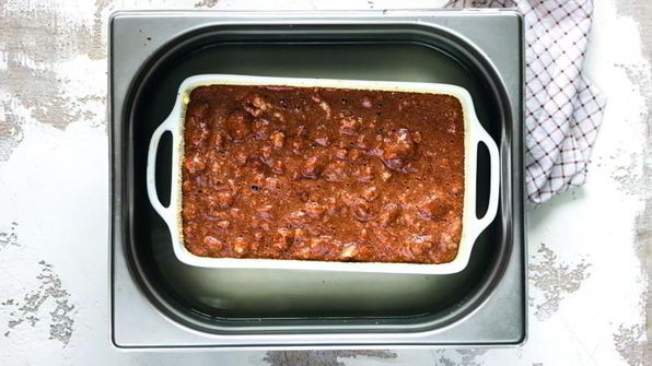 нежная шоколадно-рисовая запеканка