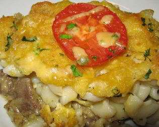 Осенняя запеканка с печенью