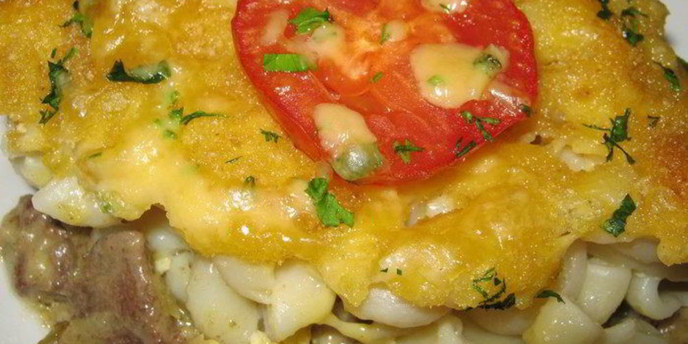 Рецепт осенняя запеканка с печенью