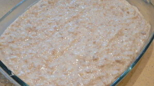 овсяно-творожная запеканка с бананом