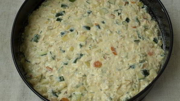 пирог-запеканка с кабачками