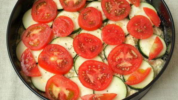 пирог-запеканка с кабачками