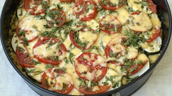 пирог-запеканка с кабачками