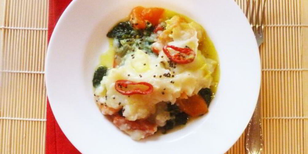 Рецепт пряная рыбная запеканка