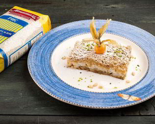 Рисовая запеканка с бананами