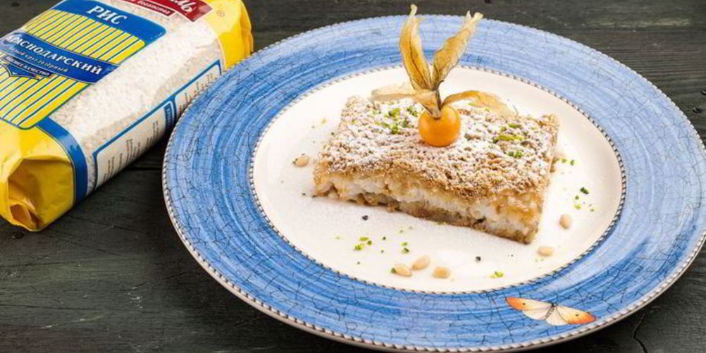 Рецепт рисовая запеканка с бананами