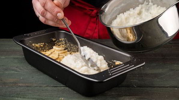 рисовая запеканка с бананами