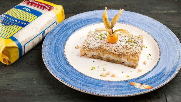 рисовая запеканка с бананами