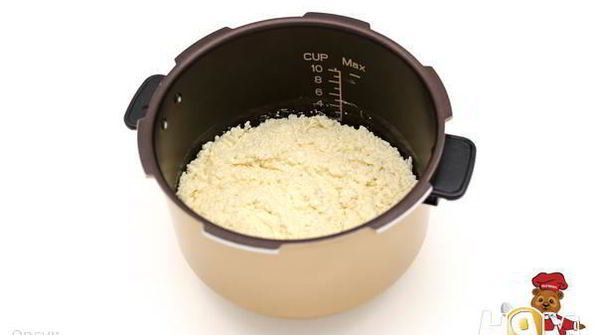 рисовая запеканка с индейкой в мультиварке