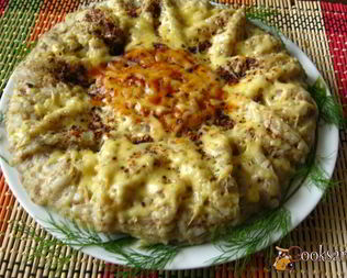 Рисовая запеканка с мясным фаршем