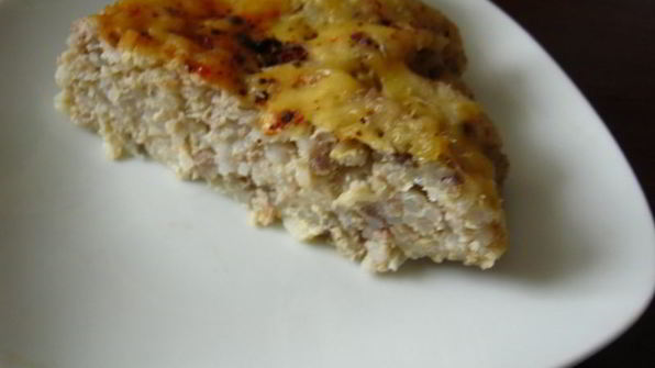 рисовая запеканка с мясным фаршем