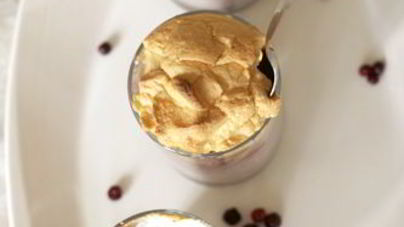 Рисовая запеканка с ревенем