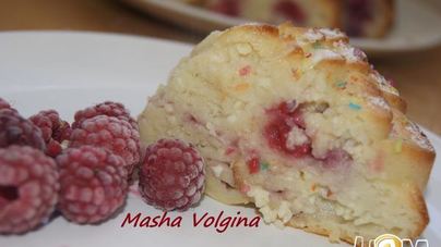 Творожная запеканка Малинка