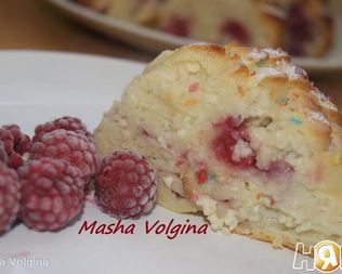 Творожная запеканка Малинка