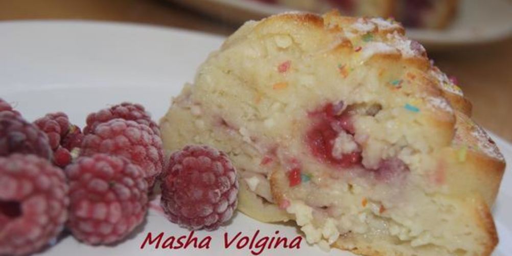 Рецепт творожная запеканка малинка