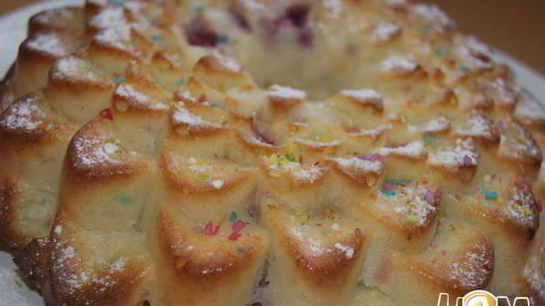 творожная запеканка малинка