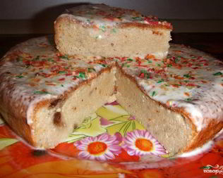 Творожная запеканка с бананом в мультиварке