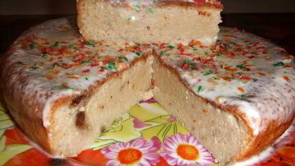 Творожная запеканка с бананом в мультиварке