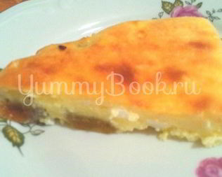 Творожная запеканка с изюмом