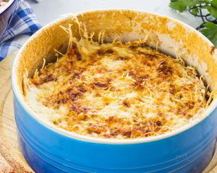 Творожная запеканка с пряными травами