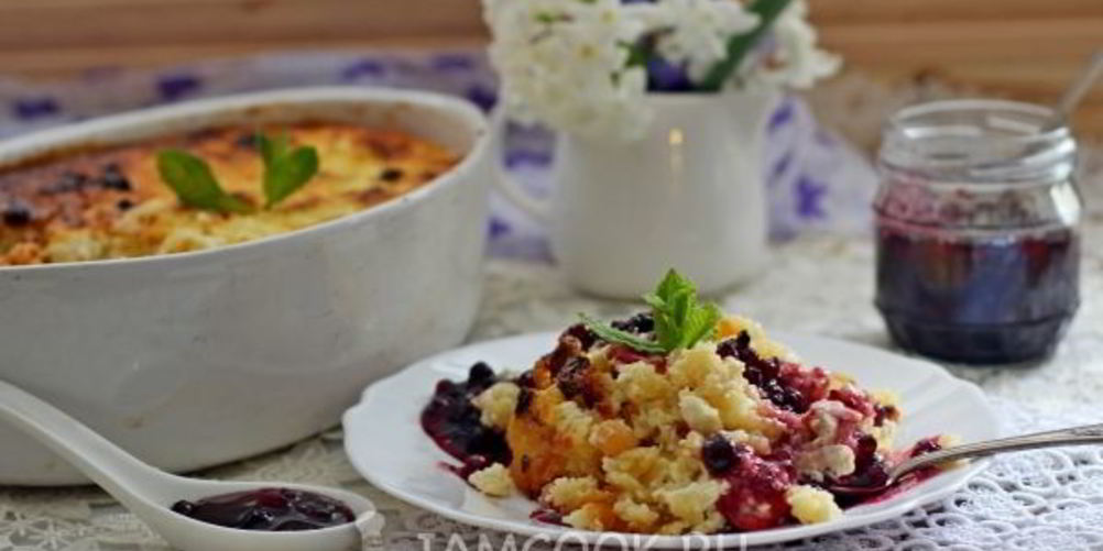 Рецепт творожно-макаронная запеканка