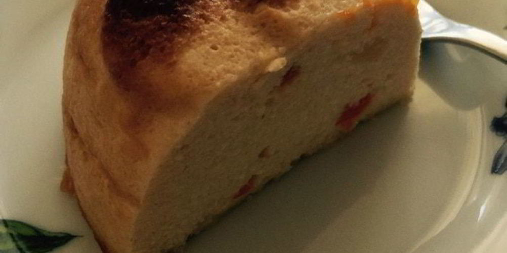 Рецепт ванильная запеканка с персиком