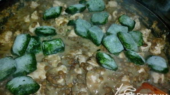 запеканка чече-кура под фило-одеялом