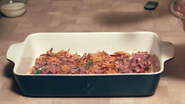 запеканка из баклажанов с мясным фаршем