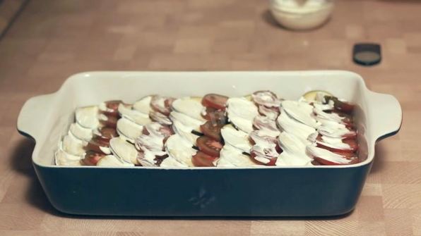 запеканка из баклажанов с мясным фаршем