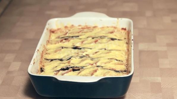 запеканка из баклажанов с мясным фаршем