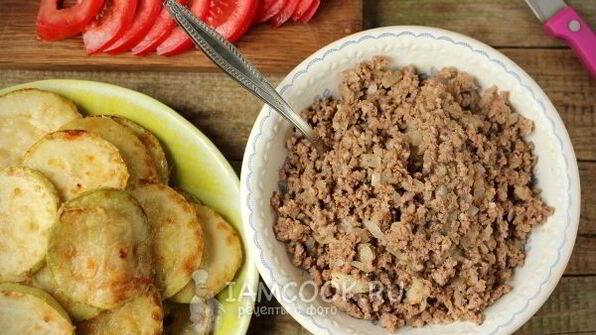 запеканка из кабачков с фаршем