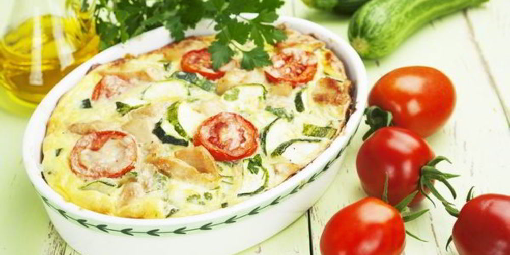 Рецепт запеканка из кабачков с помидорами под сыром
