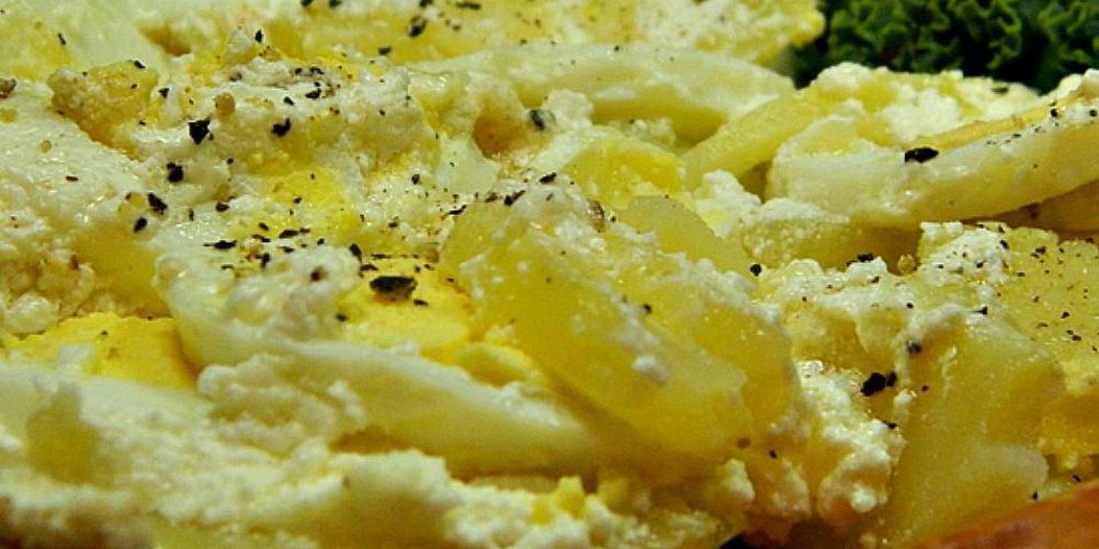 Рецепт запеканка из картофеля со сметаной и вареными яйцами