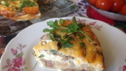 Запеканка из пельменей