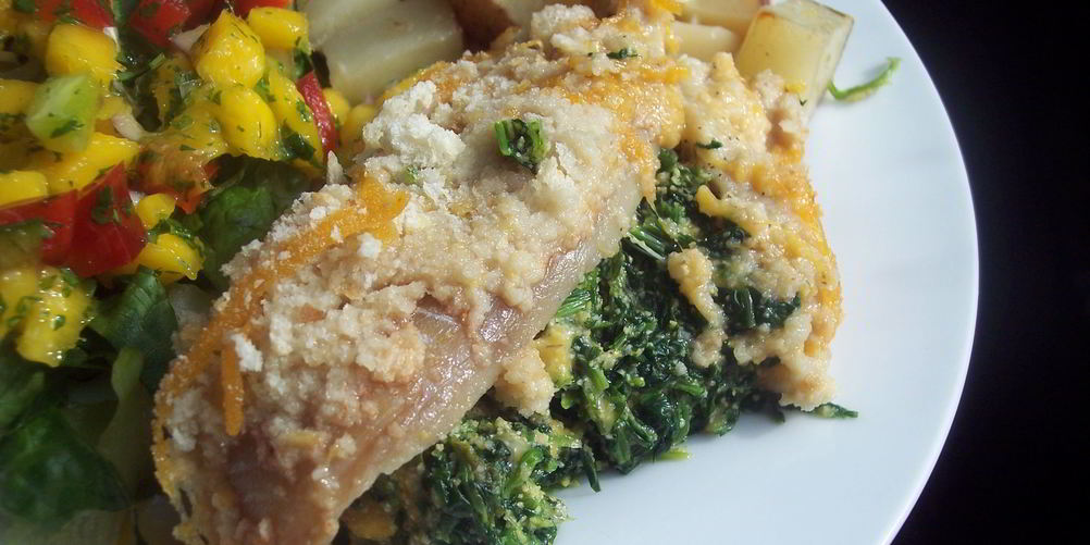 Рецепт запеканка из трески и шпината
