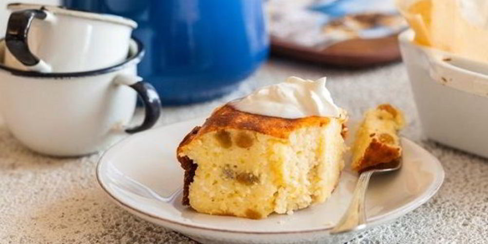 Рецепт запеканка из творога с изюмом