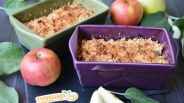 запеканка из яблок и фиников