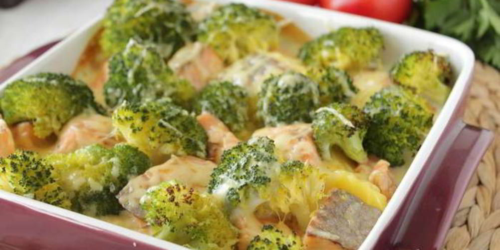 Рецепт запеканка с брокколи и картофелем