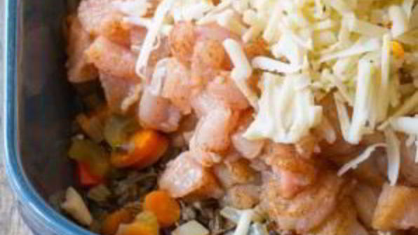 запеканка с диком рисом