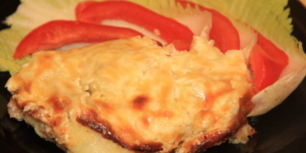 Рецепт запеканка с фаршем и картофельным пюре