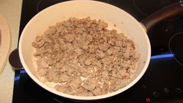 запеканка с фаршем и картофельным пюре