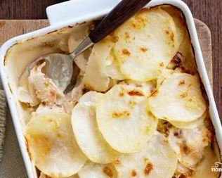 Запеканка с картофелем и курицей